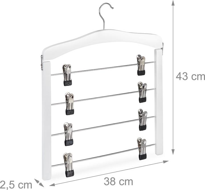 Produktbild Relaxdays 2x Mehrfach-Kleiderbügel (2x)