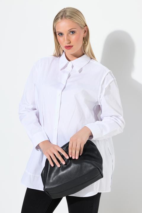 Produktbild Ulla Popken Hemdbluse, oversized, Linksnaht, Langarm (42, 44)
