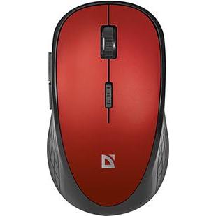 Defender Il software HIT MM-415 RF czerwona 1600 dpi 6P (Cablato), Mouse, Nero, Rosso