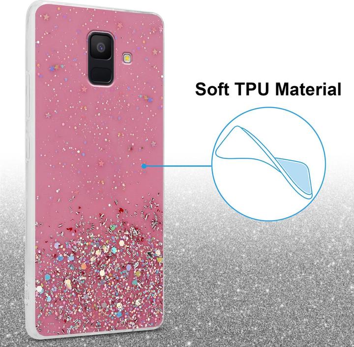 Produktbild Cadorabo TPU Cover funkelnder Glitter (Samsung Galaxy J6 (2018))