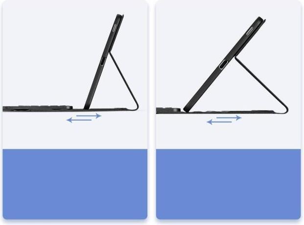 Productafbeelding Samsung Dux Ducis Touchpad Toetsenbordhoes Draadloos Bluetooth Toetsenbord voor Galaxy Tab S6 Lite (Galaxy Tab S6 Lite)