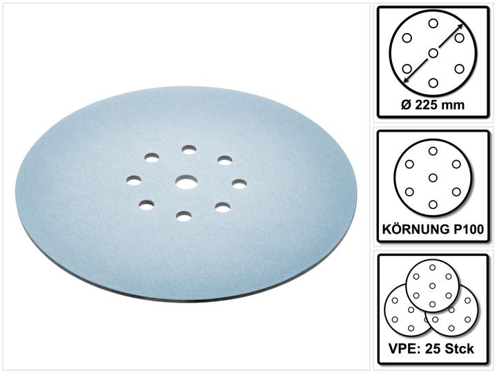 Actual product image Festool Grinding wheel STF D225 P100 GR S/25 (P100)