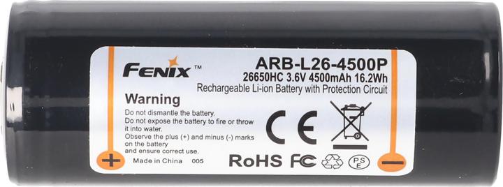 Image du produit Fenix Akku für PD40R Led-Taschenlampe ARB-L26-4500P