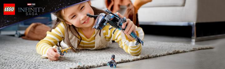 Produktbild LEGO Black Panthers Libelle (76186, LEGO Marvel)