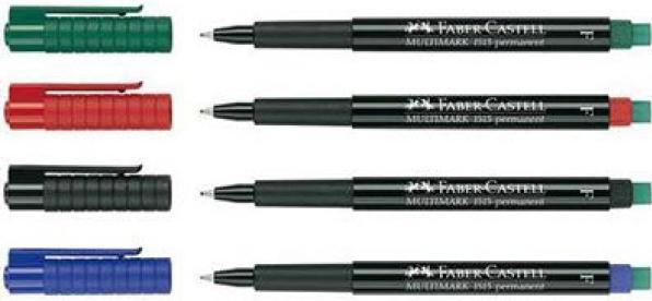 Actual product image Faber-Castell Multimark (Multicoloured, 0.60 mm, 4 x)