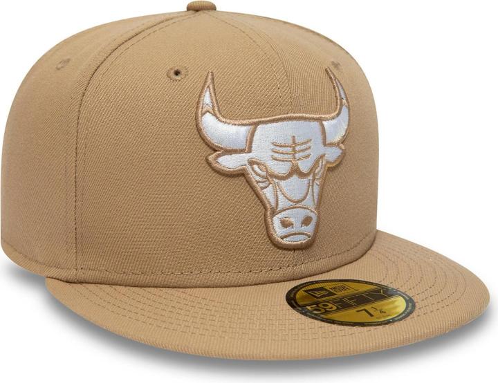 Produktbild New Era 59Fifty Fitted Cap Chicago Bulls camel beige - 7 5/8 (7 5/8)