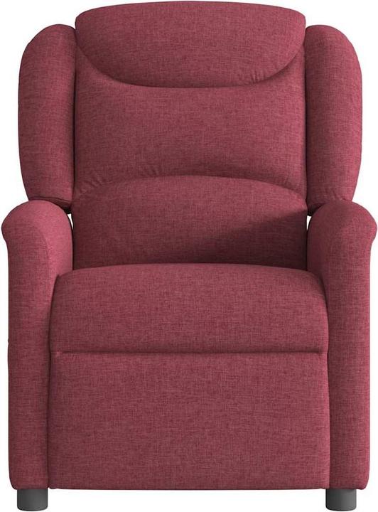 Productafbeelding VidaXL Massagefauteuil Wijnrode stof Massage TV-fauteuil