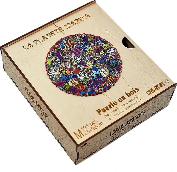 Immagine prodotto Creatif'Puzzle Puzzle in Bois "Creatif Puzzle" - Taille Moyenne (191 pezzi)