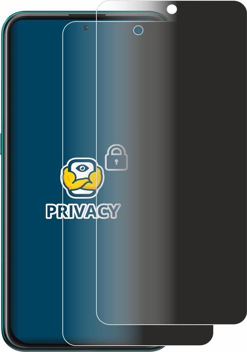 Actual product image BROTECT Anti-spy privacy film Blue light protection film (2 Piece, Nokia X10)