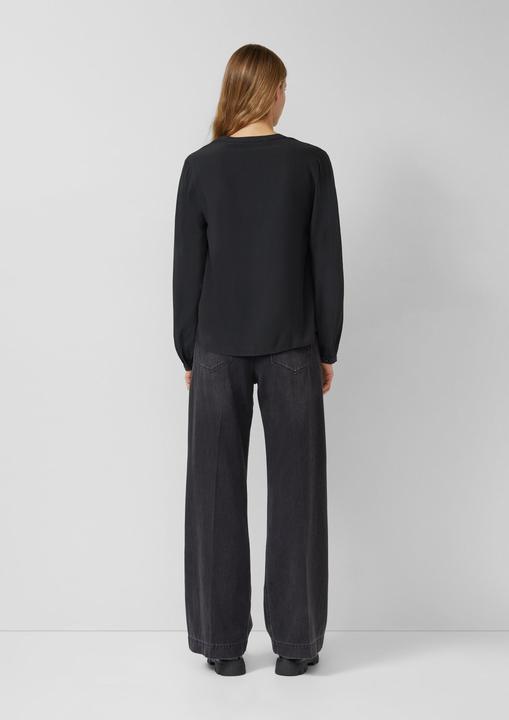 Immagine prodotto s.Oliver Bluse Tunikabluse mit Ärmelraffung und V-Ausschnitt (48)