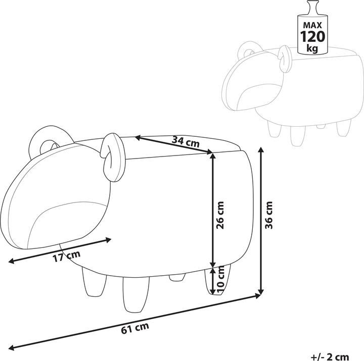 Actual product image Beliani Lamb