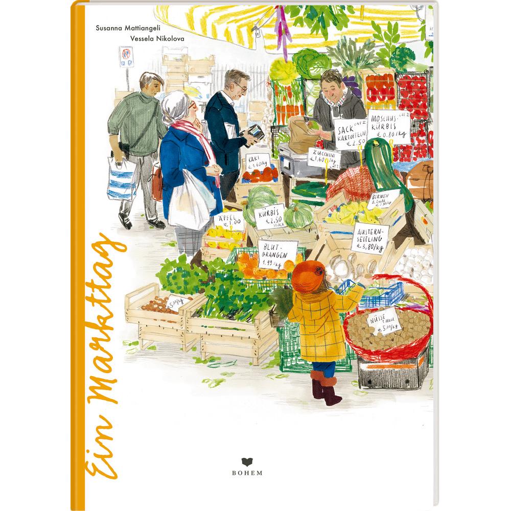 Ein Markttag, Kinderbücher von Susanna Mattiangeli