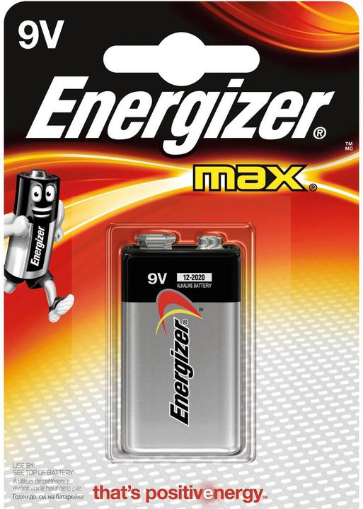 Produktbild Energizer Max Alkaline (1 Stk., 9V Block)