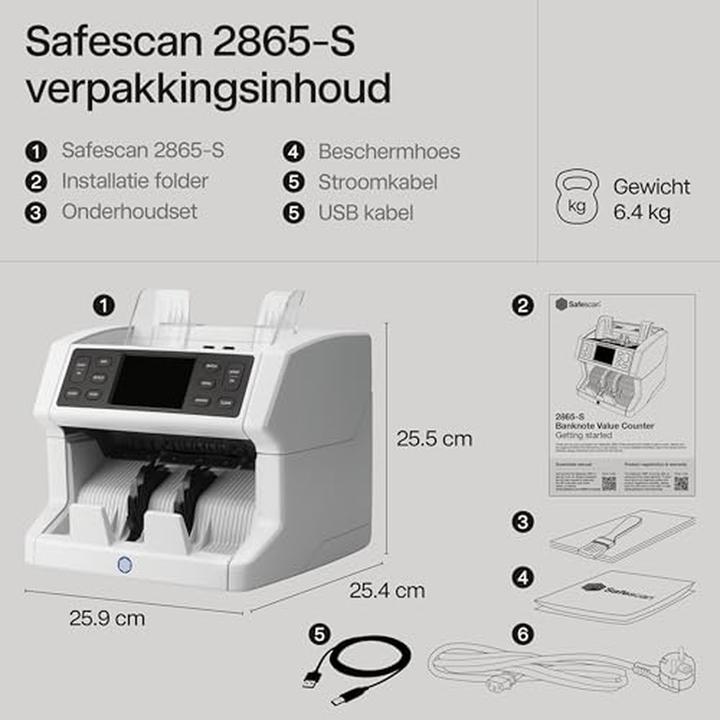 Produktbild Safescan 2865-S (Geldscheinzähler)
