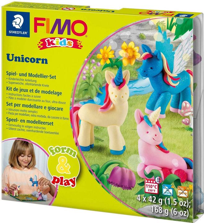 Actual product image Fimo unicorn