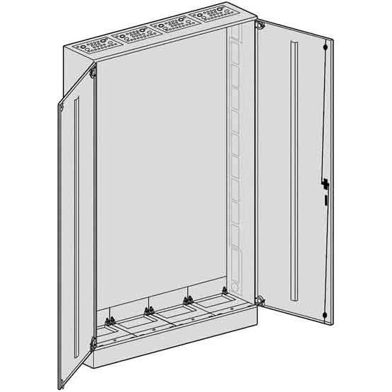 ABN SF412 System-GehÃ¤use IP43 B=1050mm x H=1980mm (Gehäuse), Elektronikzubehör + Gehäuse, Weiss