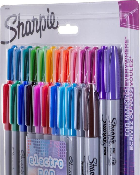 Produktbild Sharpie Marker Fein Rundspitze F (Grau, 1 mm, 24 x)