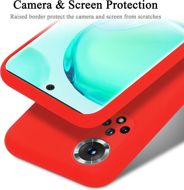 Image du produit Cadorabo Coque pour Honor 50 / Huawei NOVA 9 TPU Liquid Silicone Case (Huawei Nova 9, LG K50)