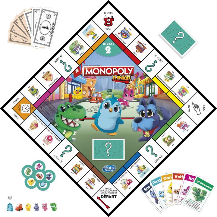 Produktbild Monopoly Junior (Französisch, 2 - 6 Spieler)