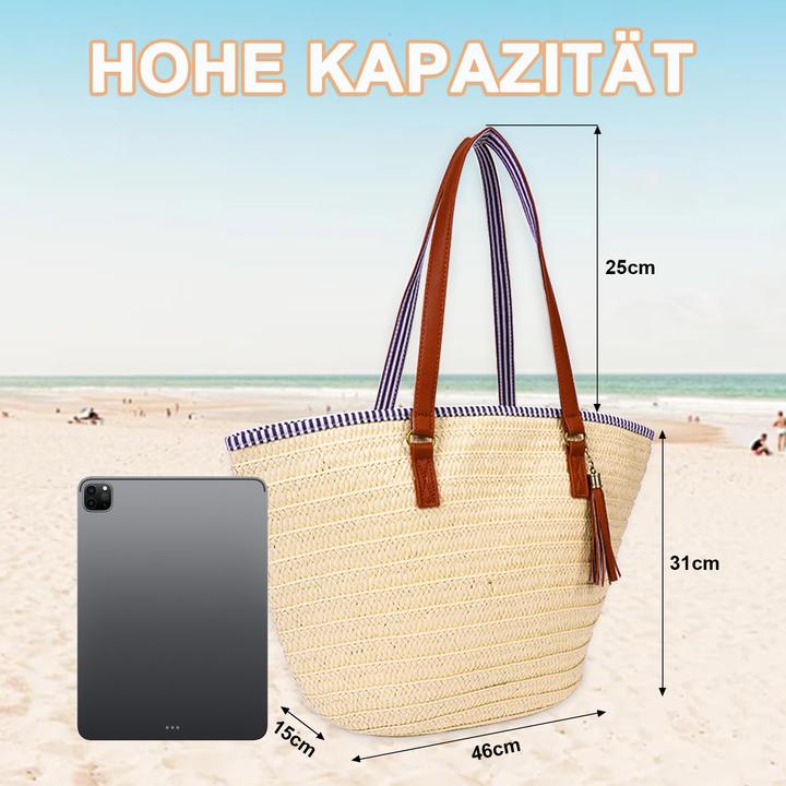 Produktbild Only-Bags.Store Straw Bags, Summer Beach Bag Straw