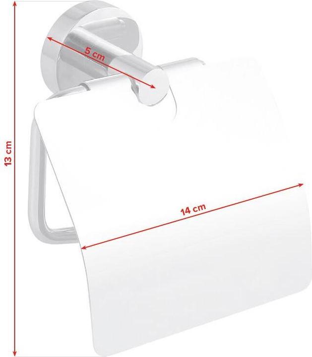 Produktbild tesa SMOOZ WC-Papierrollenhalter inkl. Klebelösung ohne Bohren