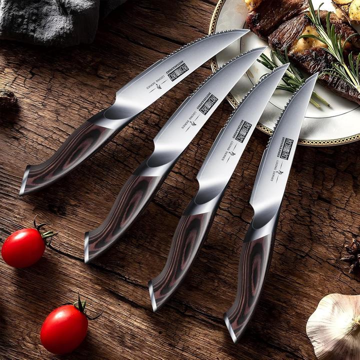 Immagine prodotto Hoshanho Set di coltelli da bistecca (6 pz., Coltello, Set di posate)