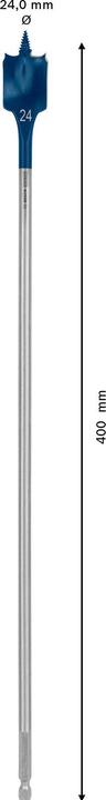 Actual product image Bosch Professional Zubehör Expert SelfCut Speed flat milling drill, 24 x 400 mm (24 millimetres)