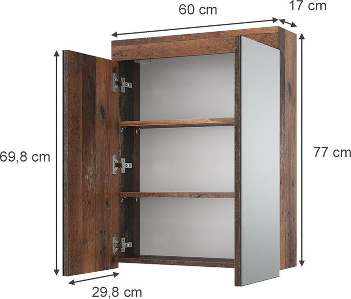 Produktbild Vicco Luna (60 x 17 x 77 cm)