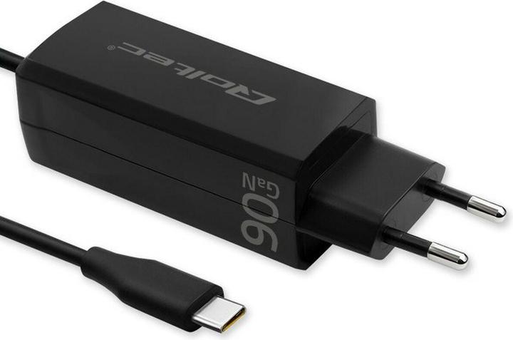 Produktbild Qoltec 52420 90-W-GaN-Superschnellladegerät | 5–20 V | 3–4 5 A | USB-C 3.1 (90 W)
