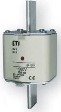 Actual product image Eti Polam fuse-link WT-3/gG combi 500A NH3 gG gL 004186231 (500 A)