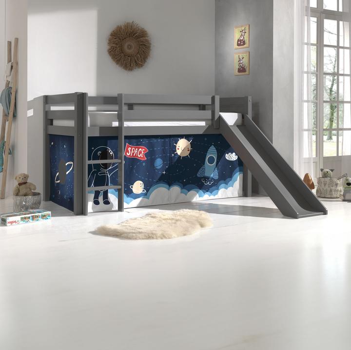 Actual product image Vipack Space Shuttle half-height bed with slide (90 x 200 cm)