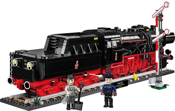 Image du produit Cobi DR BR 52 Steam Locomotive & Railway Semaphore (échelle 1:35)
