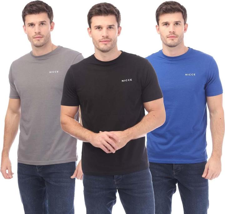 Immagine prodotto Nicce Duka Maglietta Logo Uomo Misura Confezione 3 (L)