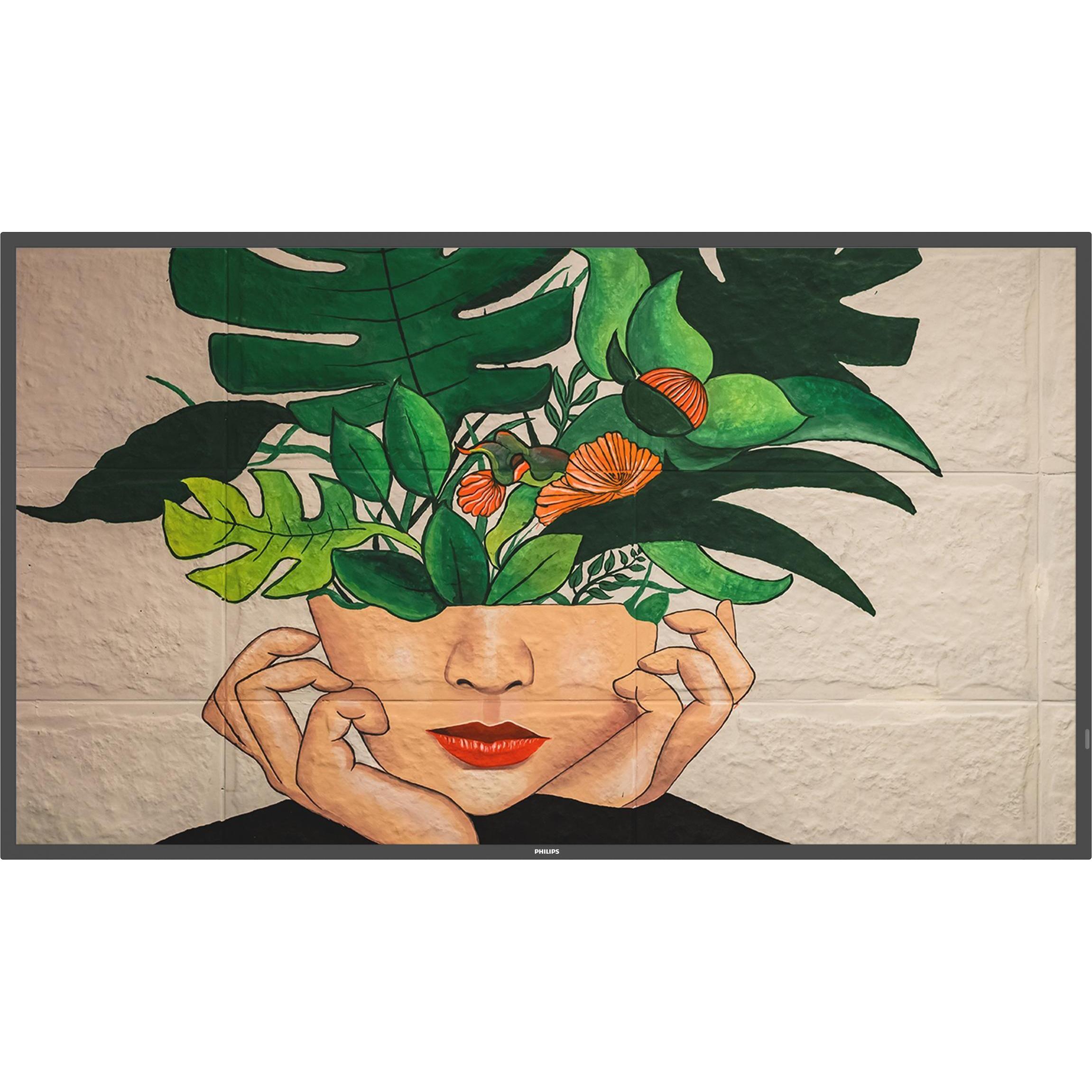 Philips D-Line 50BDL4511D 24/7/UHD/500cd (3840 x 2160 Pixel, 50"), Digital Signage, Schwarz