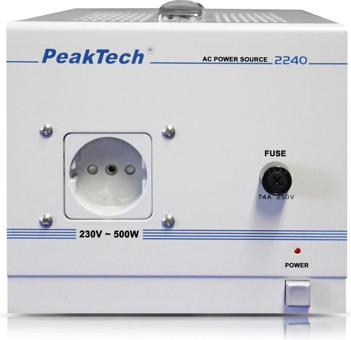 Actual product image Peaktech P 2240 Isolating transformer