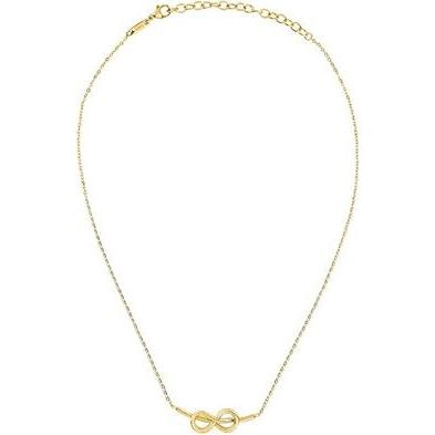 Breil - Timeless Gold Plated Necklace for Women Infinity B&ME TJ3501, Handykette, Mehrfarbig