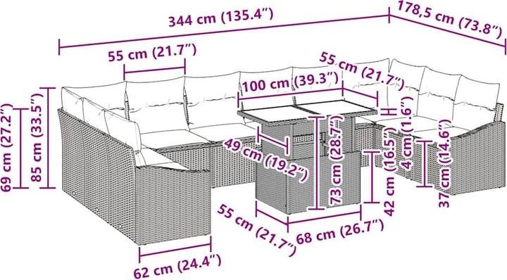 Produktbild vidaXL Royce
