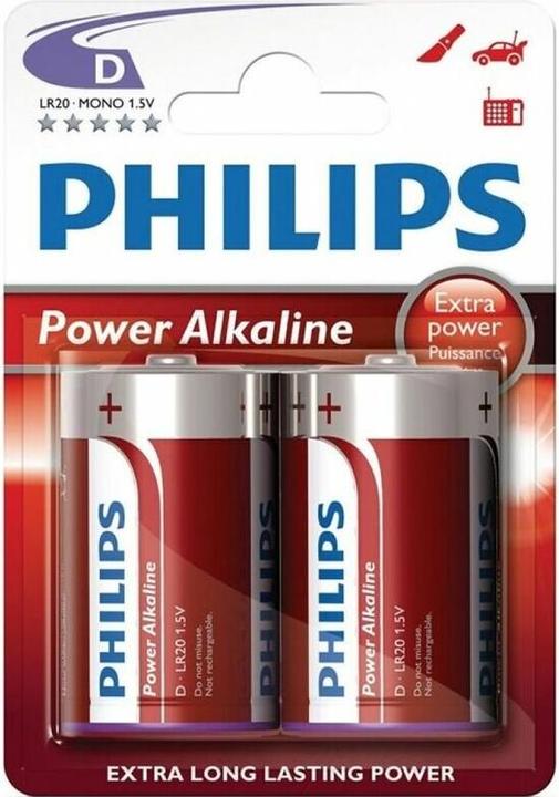 Actual product image Philips Power Life 6LR61P1B - Battery 9V - Alkaline (1 pcs., 9V Block)