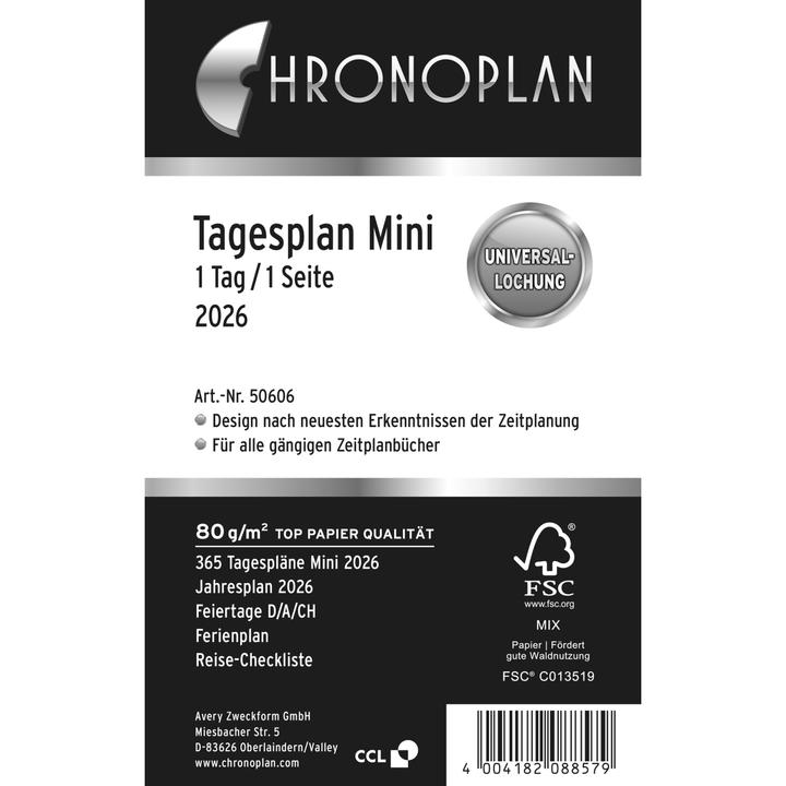 Actual product image Chronoplan Tagesplan (1 day / 1 page)