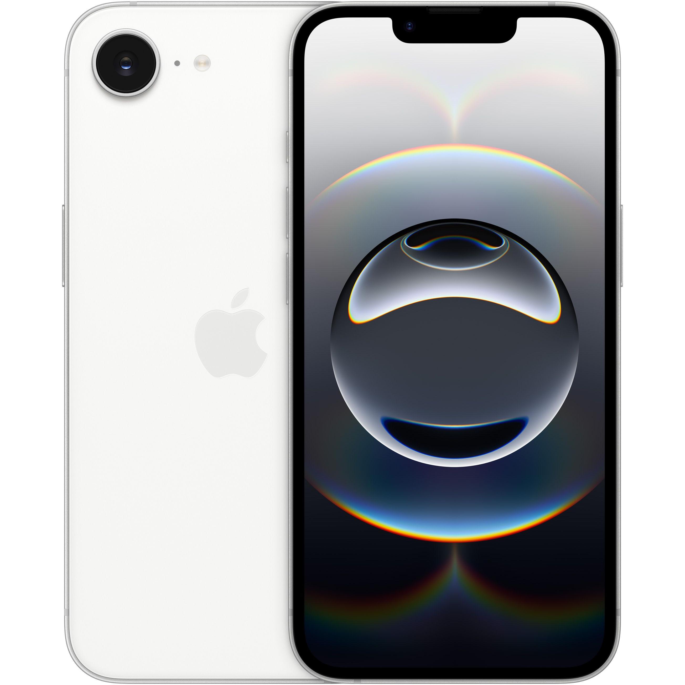 Apple iPhone 16e (512 GB, White, 6.10", Dual SIM, 48 Mpx, 5G), Smartphone, Weiss