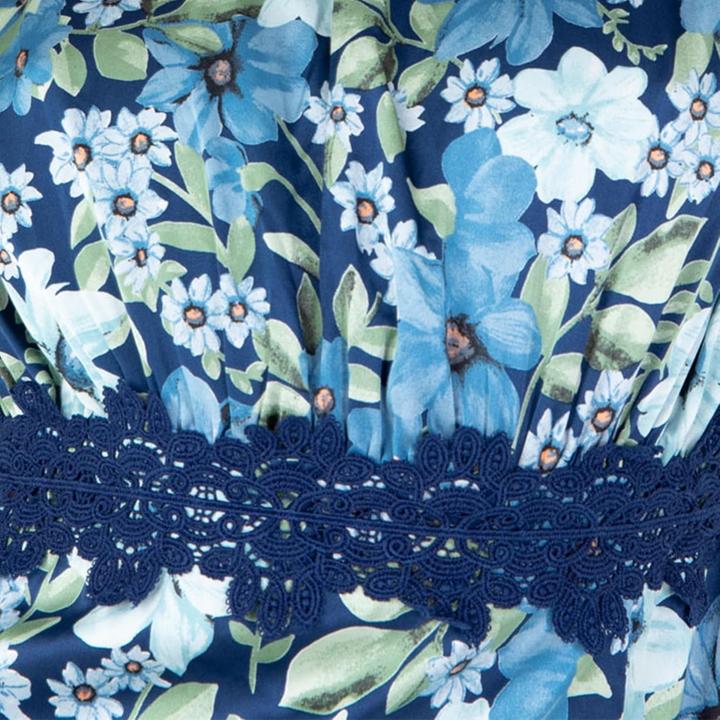 Produktbild Lovedrobe Maxikleid mit langen Ärmeln und Spitzendetail (48)