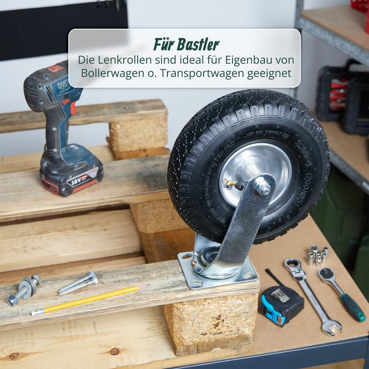 Image du produit Relaxdays 2x roulettes pivotantes