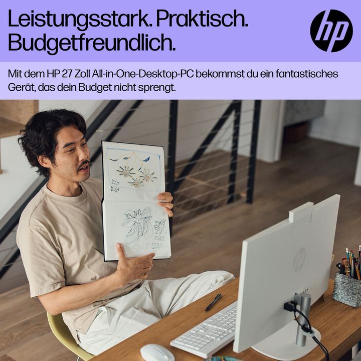 Produktbild HP 27-cr0107ng (Intel Core i3-1315U, 8 GB, 512 GB)