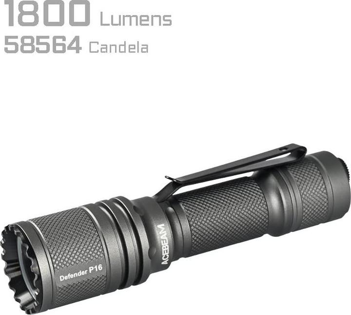 Actual product image AceBeam T27 Thrower LED Flashlight (17.47 cm, 2500 lm)