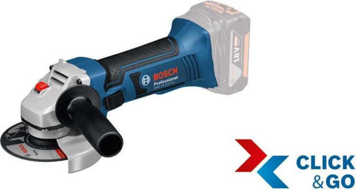 Produktbild Bosch Professional GWS 18-125 V-LI in L-Boxx / ohne Akku (125 mm)