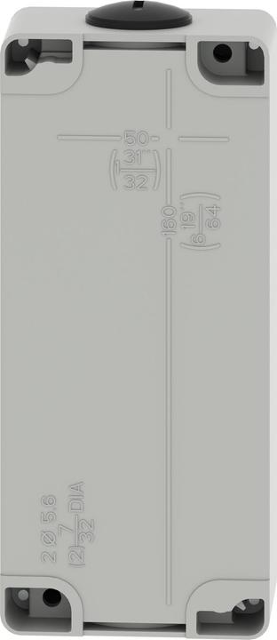 Produktbild Schneider Electric XAPD3204 Leergehäuse XAP Metall grau für 4x22mm - CSA (Gehäuse)