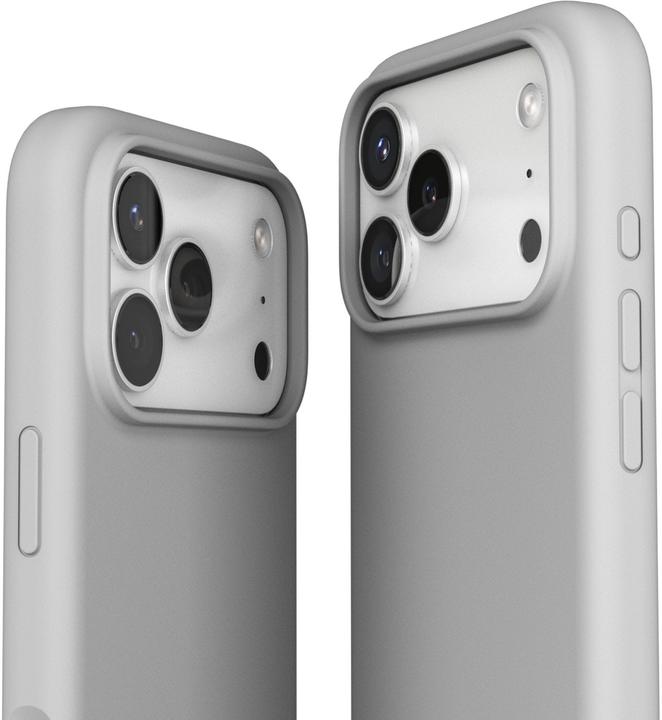 Actual product image Vonmählen Back Cover Soft Silicone iPhone 17 Pro Light Gray (Apple iPhone 17 Pro)
