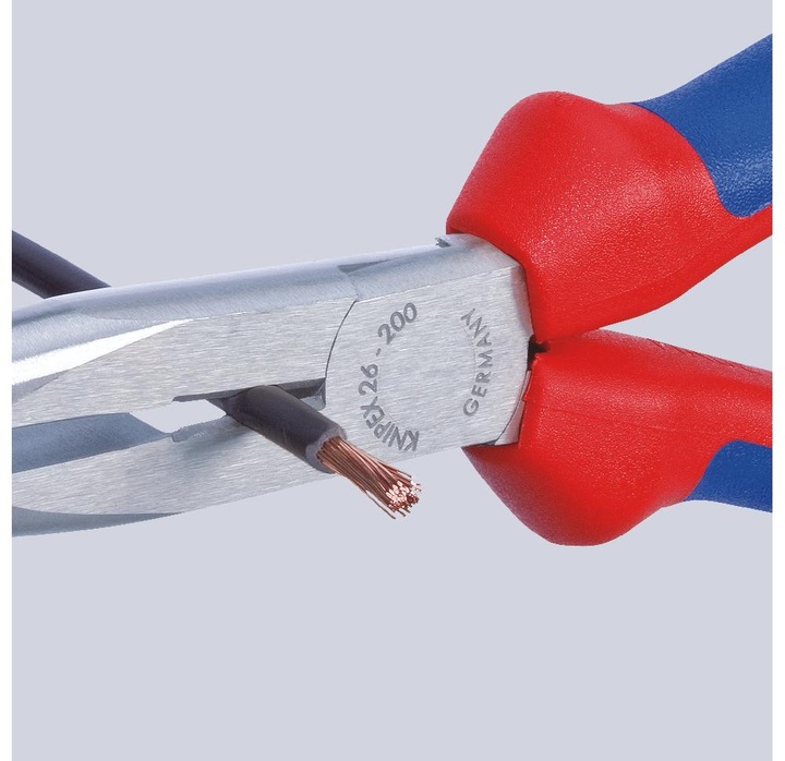 Produktbild Knipex Flachrundzange mit Schneide (200 mm)