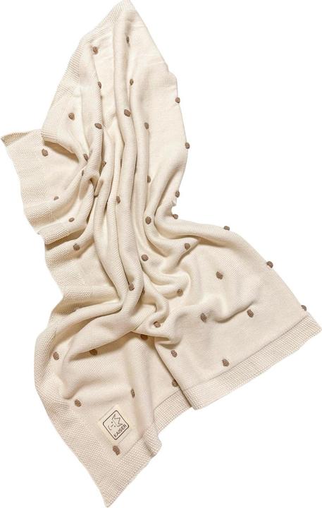 Immagine prodotto Kaiser Baby Coperta per bambini Nodi crema/nodi marrone chiaro 80 x 100 cm (80 x 100 cm)