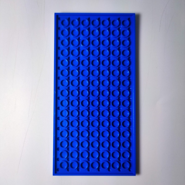 Produktbild LEGO Bauplatten 8x16 Blau - Plate blue 92438 NEU - 3 Stk. (92438, LEGO Zubehör)